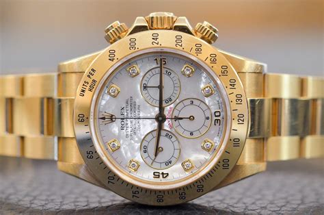 rolex daytona oro giallo con diamanti|Rolex Daytona Oro giallo .